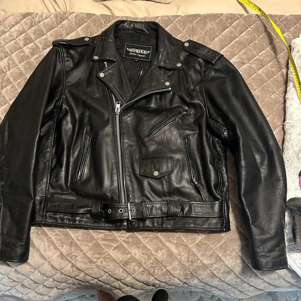 UNIK Leather Jacket Size 46